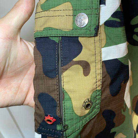 Vintage Quicksilver army & navy camo swim shorts - Picture 9 of 15